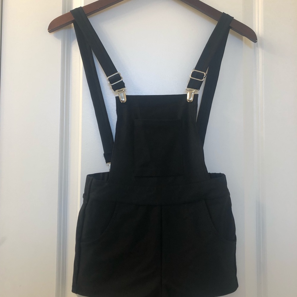 Black overalls